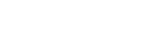 IFK Group Logo White